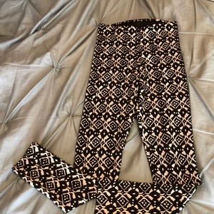 High waisted Printed leggings